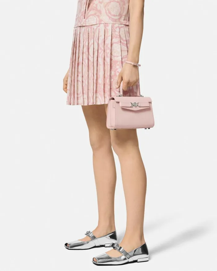 Versace Top Handle Medusa 03995 Small Handbag Light Pink 8211 Women Versace Top Handle Medusa 03995 Small Handbag Light Pink 8211 Women