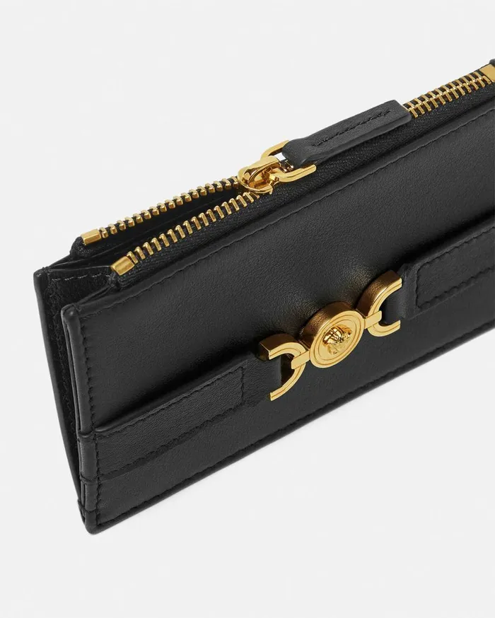 Versace Wallets Medusa 03995 Card Holder Blackgold 8211 Women Versace Wallets Medusa 03995 Card Holder Blackgold 8211 Women