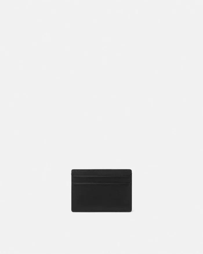 Versace Wallets Medusa Biggie Card Holder Blacksilver 8211 Men Versace Wallets Medusa Biggie Card Holder Blacksilver 8211 Men