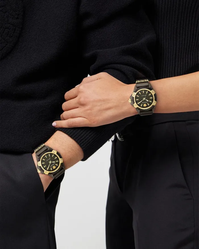 Versace Watches Icon Active Indiglo Watch Gray 8211 WomenMen Versace Watches Icon Active Indiglo Watch Gray 8211 WomenMen