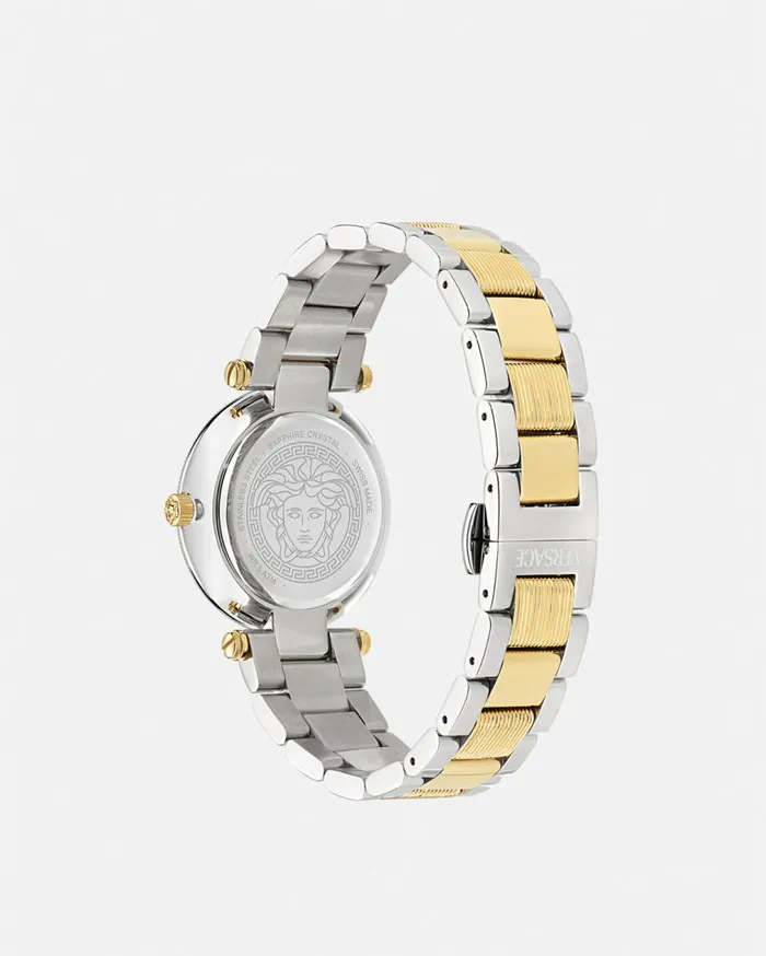 Versace Watches Versace Reve Watch Goldsilver 8211 Women