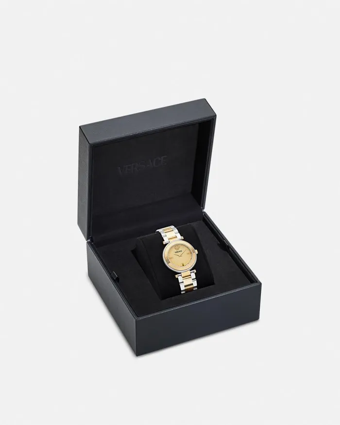 Versace Watches Versace Reve Watch Goldsilver 8211 Women