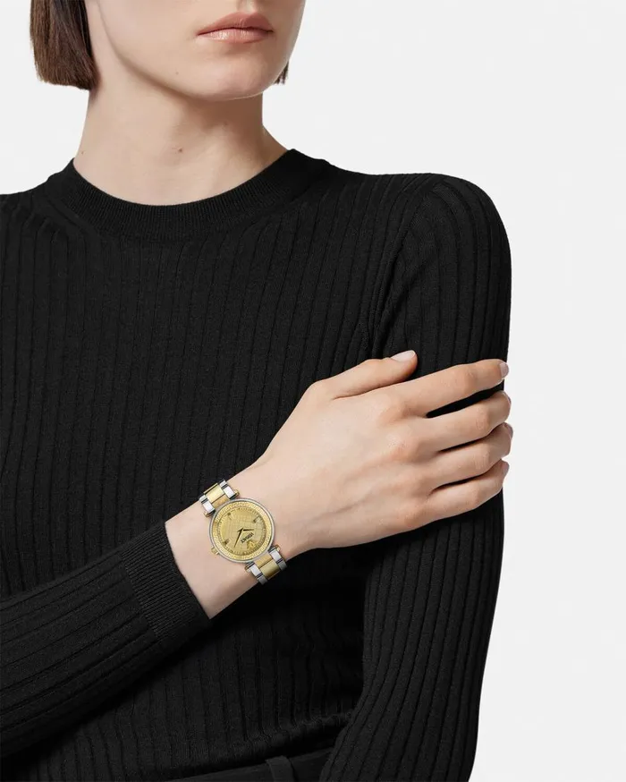 Versace Watches Versace Reve Watch Goldsilver 8211 Women