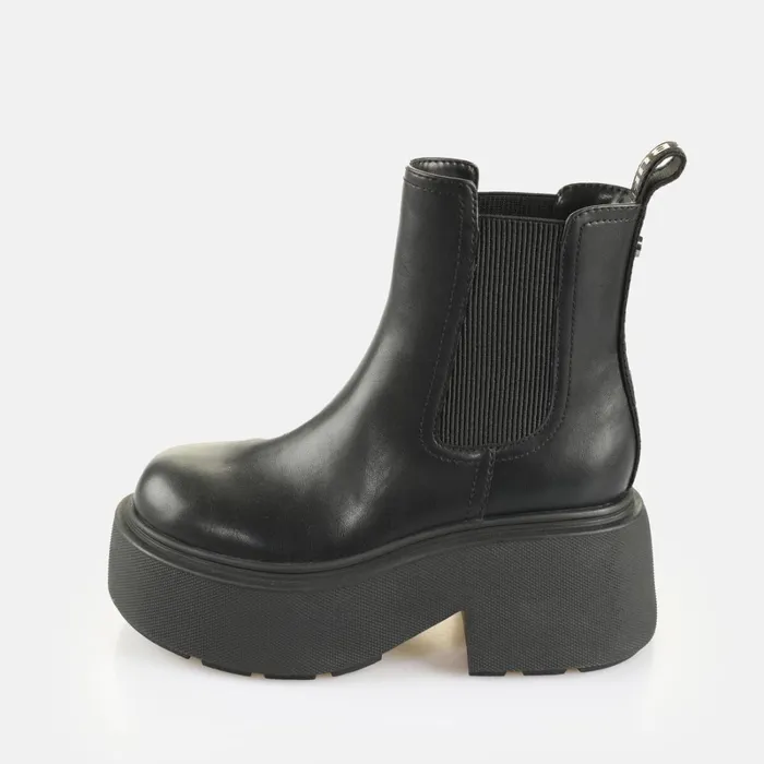 Vicious Chelsea Black Buffalo Boots and AnkleBoots