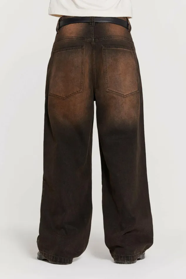 Vintage Brown Colossus Fit Jeans Brown WomenMen Jaded London Colossus Jeans Vintage Brown Colossus Fit Jeans Brown WomenMen Jaded London Colossus Jeans