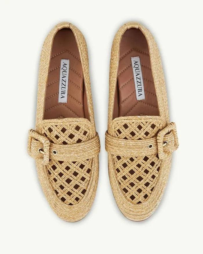 Visconti Loafer Beige Women Aquazzura Flats Visconti Loafer Beige Women Aquazzura Flats