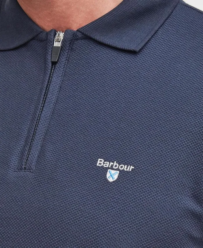 Wadworth ShortSleeved Polo Shirt Classic Navy Men Barbour Polo Shirts