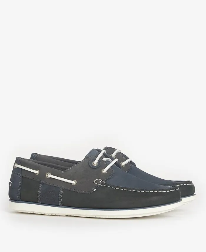Wake Boat Shoes Bluegrey Men Barbour Shoes