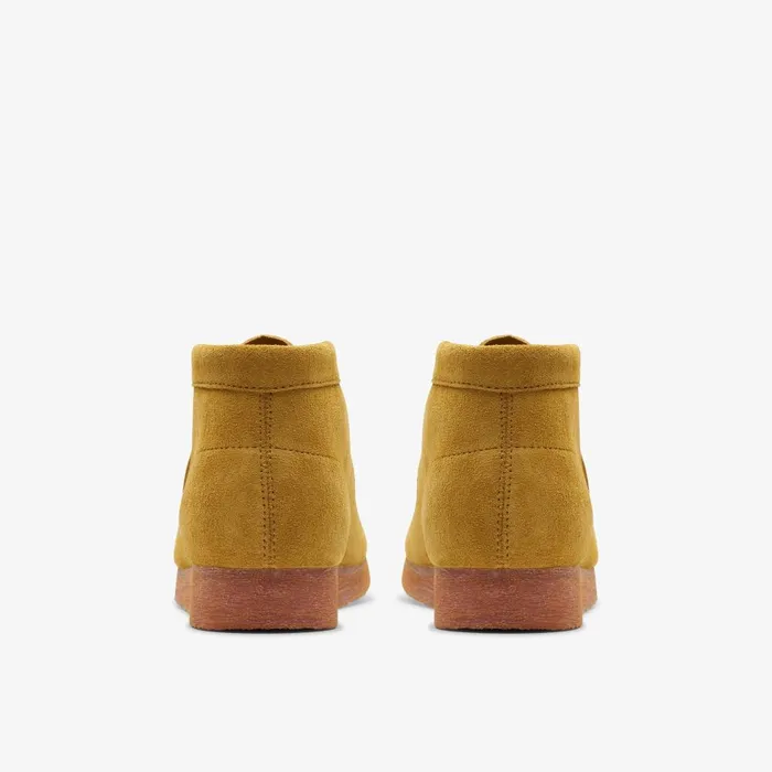 Wallabee Boot Older Dark Olive Kids Clarks Originals