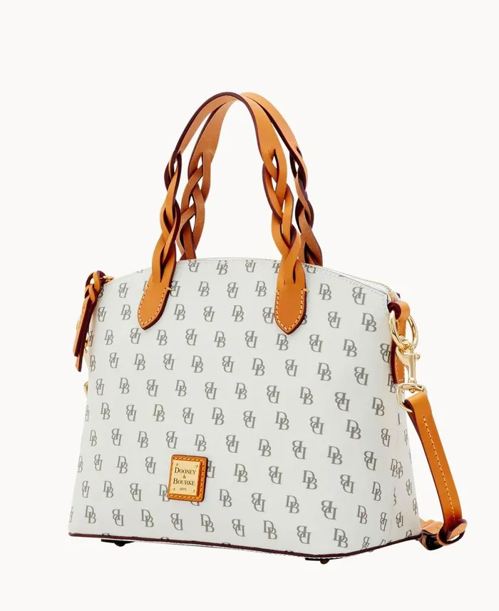 Woman Blakely Small Celeste Satchel Bone Dooney and Bourke Satchels Woman Blakely Small Celeste Satchel Bone Dooney and Bourke Satchels