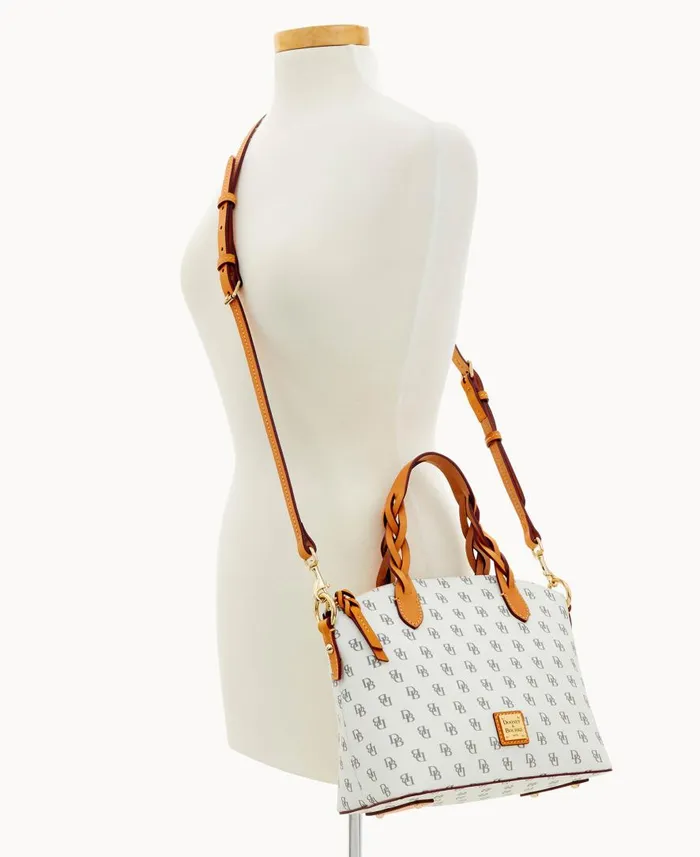 Woman Blakely Small Celeste Satchel Bone Dooney and Bourke Satchels Woman Blakely Small Celeste Satchel Bone Dooney and Bourke Satchels