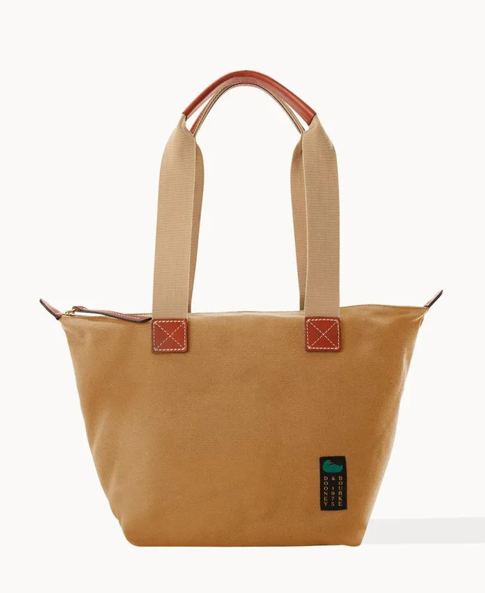 Woman Canvas Carryall 28 Beige Dooney and Bourke Totes