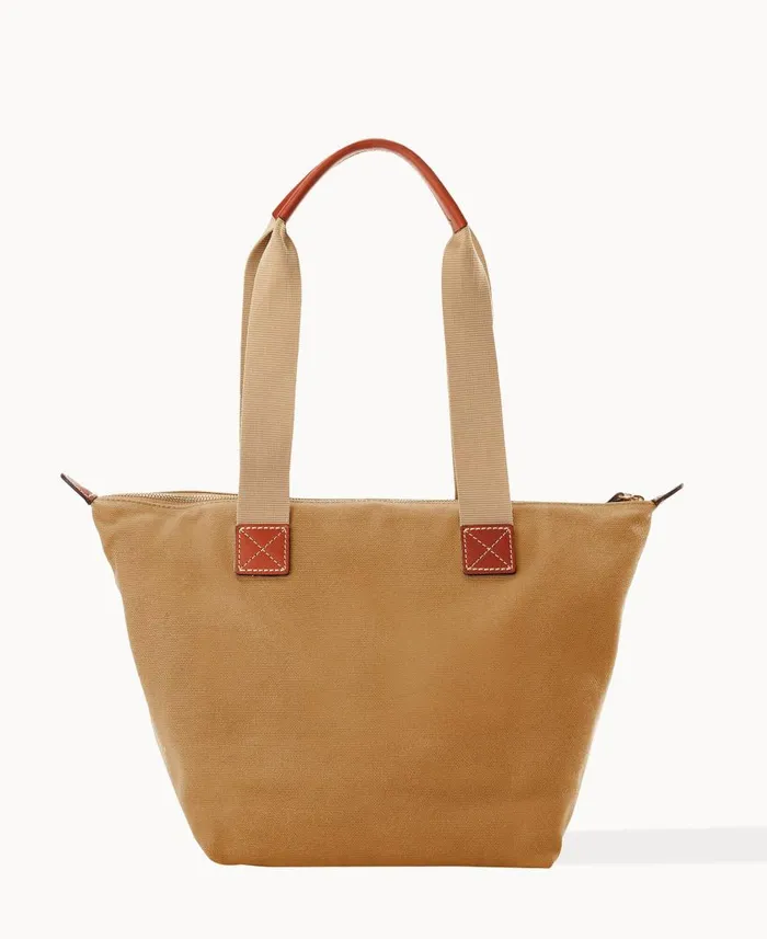 Woman Canvas Carryall 28 Beige Dooney and Bourke Totes Woman Canvas Carryall 28 Beige Dooney and Bourke Totes