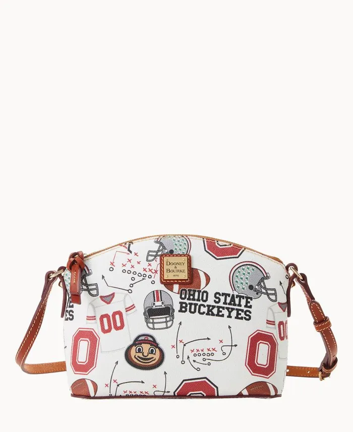 Woman Collegiate Ohio State University Suki Crossbody Ohio State Dooney and Bourke Crossbodies Woman Collegiate Ohio State University Suki Crossbody Ohio State Dooney and Bourke Crossbodies