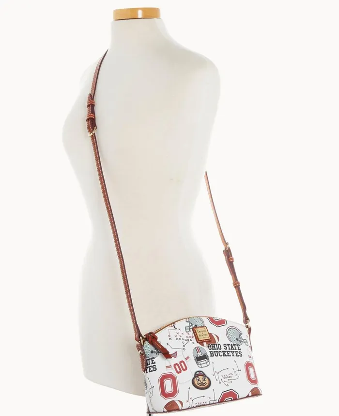 Woman Collegiate Ohio State University Suki Crossbody Ohio State Dooney and Bourke Crossbodies Woman Collegiate Ohio State University Suki Crossbody Ohio State Dooney and Bourke Crossbodies