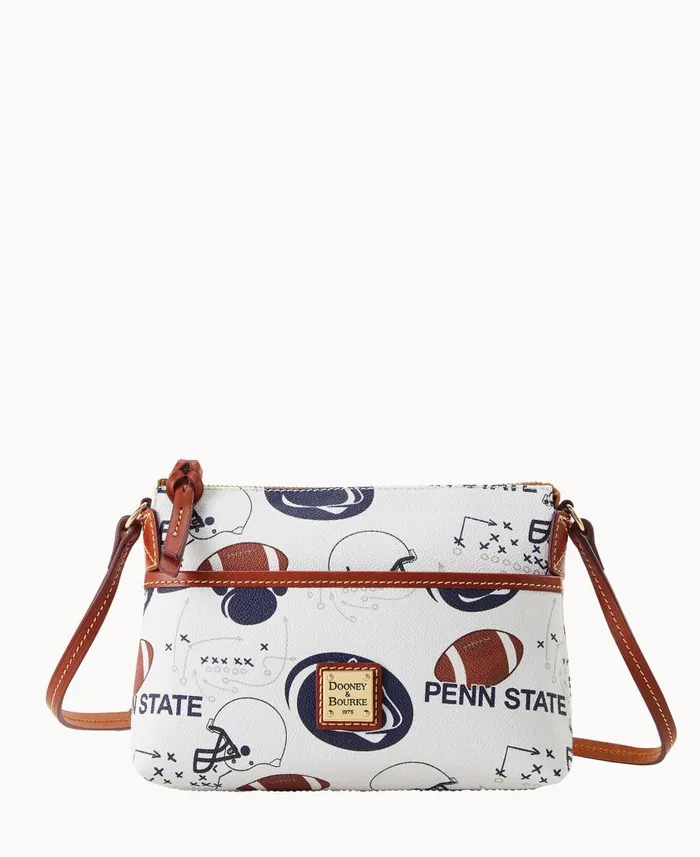 Woman Collegiate Penn State University Ginger Crossbody Penn State Dooney and Bourke Crossbodies