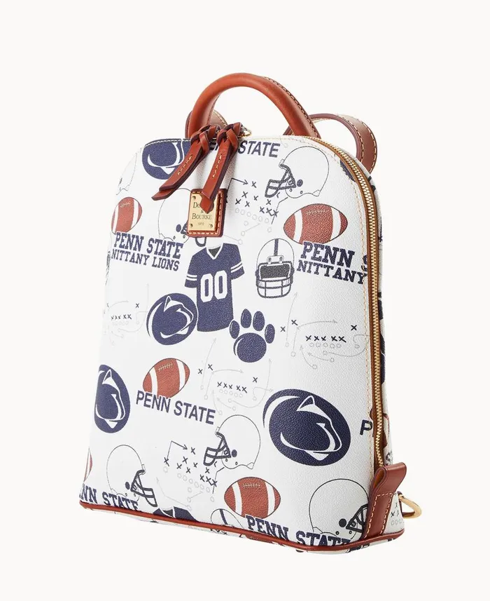 Woman Collegiate Penn State University Zip Pod Backpack Penn State Dooney and Bourke Backpacks Woman Collegiate Penn State University Zip Pod Backpack Penn State Dooney and Bourke Backpacks