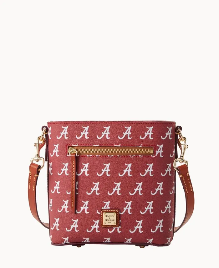 Woman Collegiate University Of Alabama Small Zip Crossbody U Of Alabama Dooney and Bourke Crossbodies