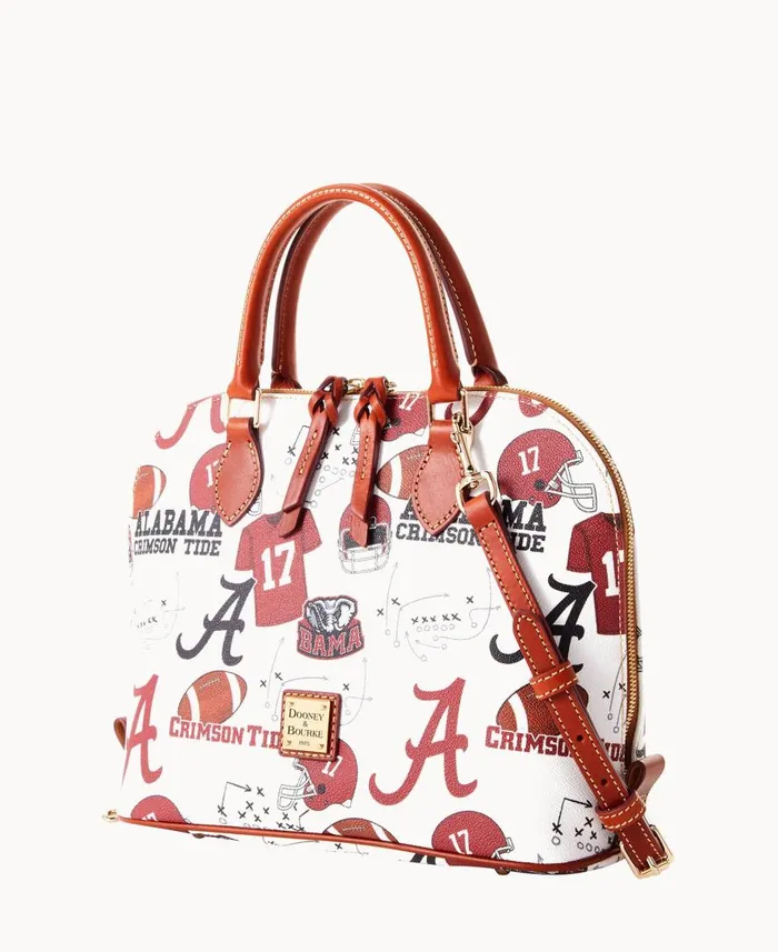 Woman Collegiate University Of Alabama Zip Zip Satchel U Of Alabama Dooney and Bourke Satchels Woman Collegiate University Of Alabama Zip Zip Satchel U Of Alabama Dooney and Bourke Satchels