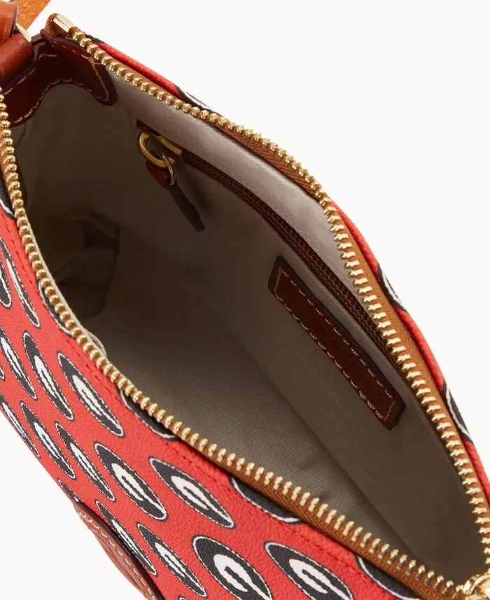 Woman Collegiate University Of Georgia Crossbody Pouchette University Of Georgi Dooney and Bourke Crossbodies