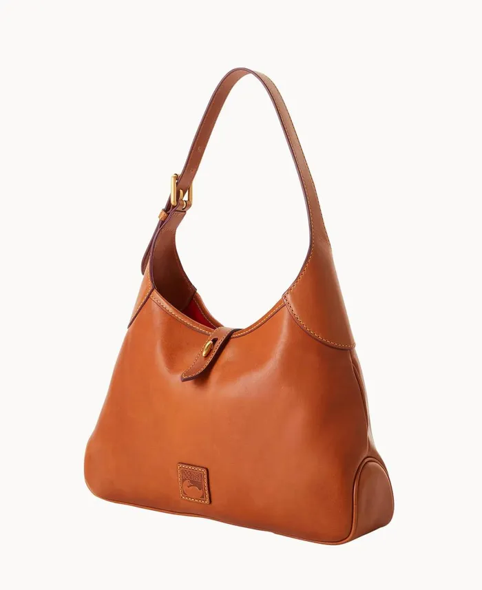 Woman Florentine Crescent Hobo Natural Dooney and Bourke Shoulder Bags Woman Florentine Crescent Hobo Natural Dooney and Bourke Shoulder Bags