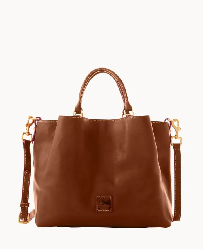 Woman Florentine Large Barlow Chestnut Dooney and Bourke Satchels