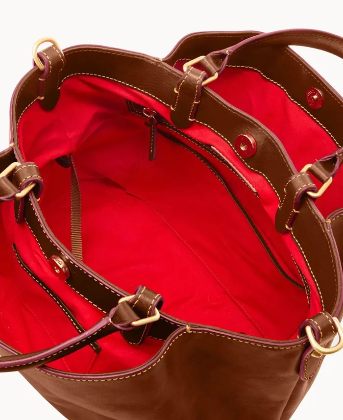 Woman Florentine Large Barlow Chestnut Dooney and Bourke Satchels Woman Florentine Large Barlow Chestnut Dooney and Bourke Satchels