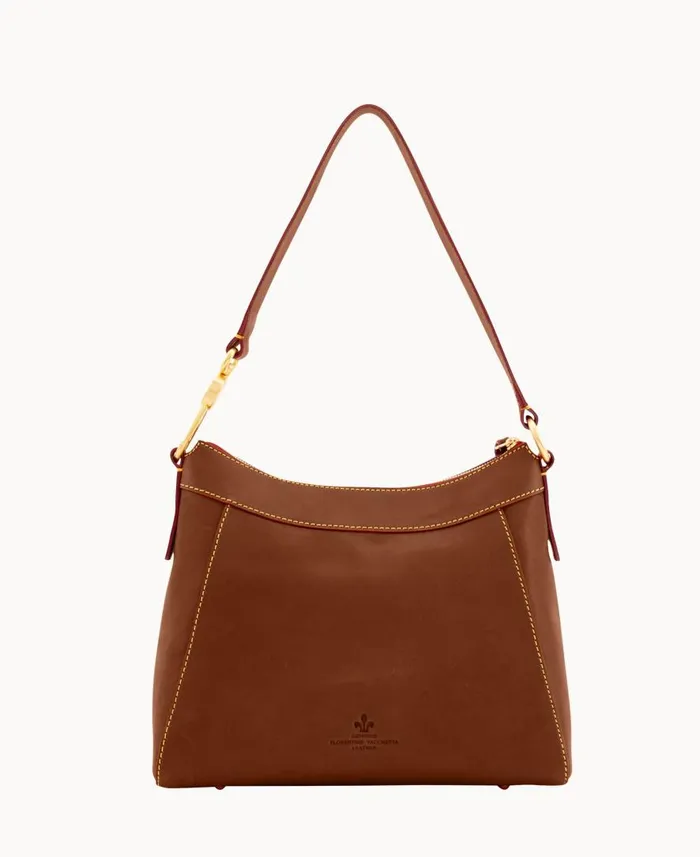 Woman Florentine Large Cassidy Hobo Chestnut Dooney and Bourke Shoulder Bags Woman Florentine Large Cassidy Hobo Chestnut Dooney and Bourke Shoulder Bags