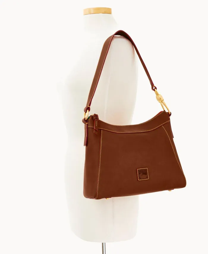 Woman Florentine Large Cassidy Hobo Chestnut Dooney and Bourke Shoulder Bags Woman Florentine Large Cassidy Hobo Chestnut Dooney and Bourke Shoulder Bags