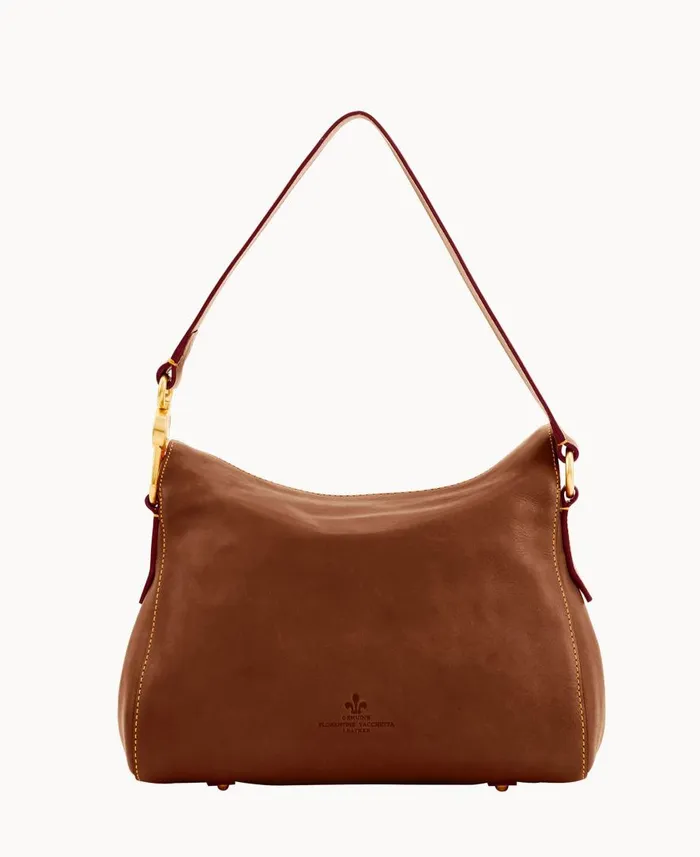 Woman Florentine Laurel Hobo Chestnut Dooney and Bourke Shoulder Bags Woman Florentine Laurel Hobo Chestnut Dooney and Bourke Shoulder Bags