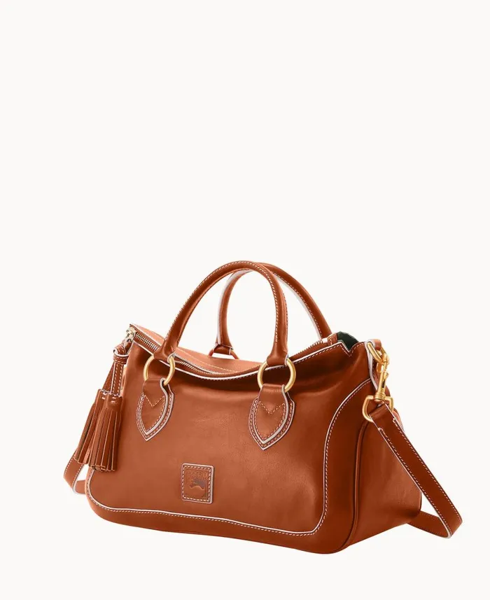 Woman Florentine Medium Satchel Natural Dooney and Bourke Satchels Woman Florentine Medium Satchel Natural Dooney and Bourke Satchels