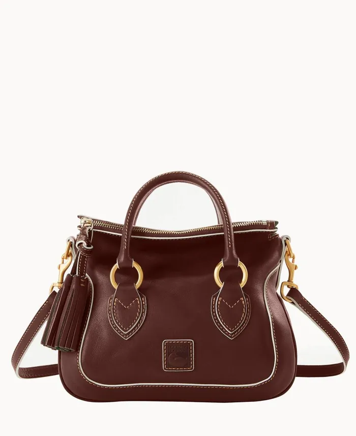 Woman Florentine Small Satchel Chestnut Dooney and Bourke Satchels