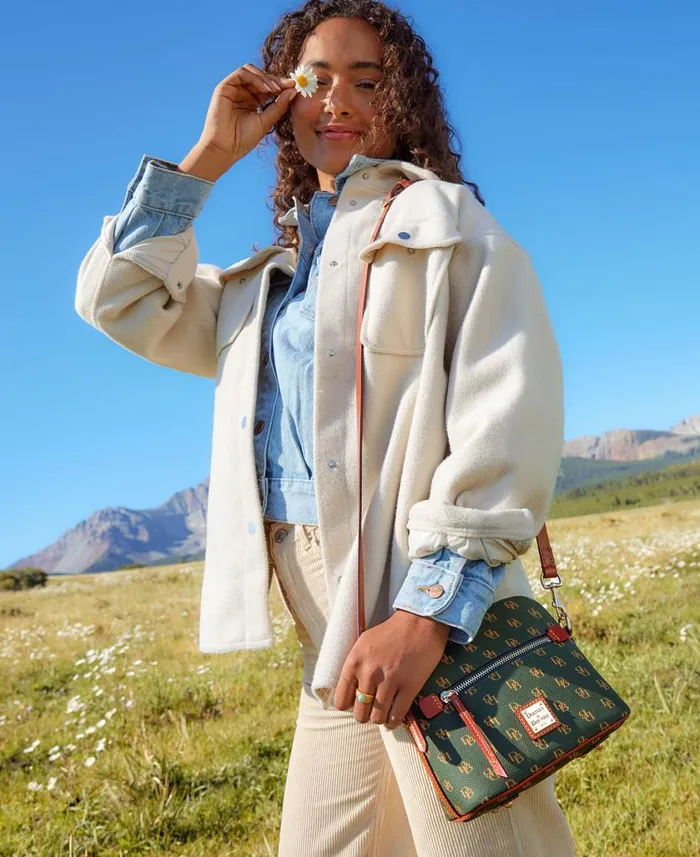Woman Gretta Domed Crossbody Brown Tmoro Dooney and Bourke Crossbodies Woman Gretta Domed Crossbody Brown Tmoro Dooney and Bourke Crossbodies