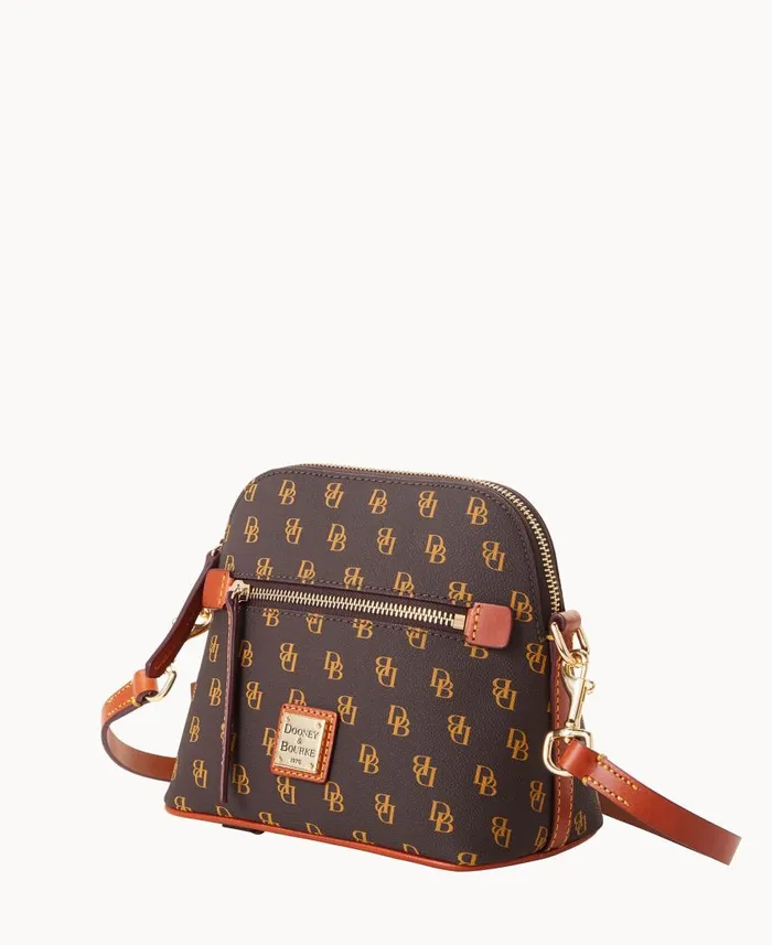 Woman Gretta Domed Crossbody Brown Tmoro Dooney and Bourke Crossbodies Woman Gretta Domed Crossbody Brown Tmoro Dooney and Bourke Crossbodies