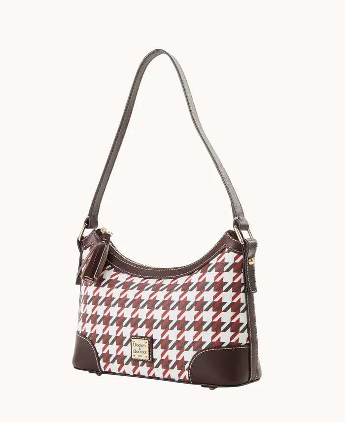 Woman Houndstooth Shoulder Bag Brick Dooney and Bourke Shoulder Bags Woman Houndstooth Shoulder Bag Brick Dooney and Bourke Shoulder Bags