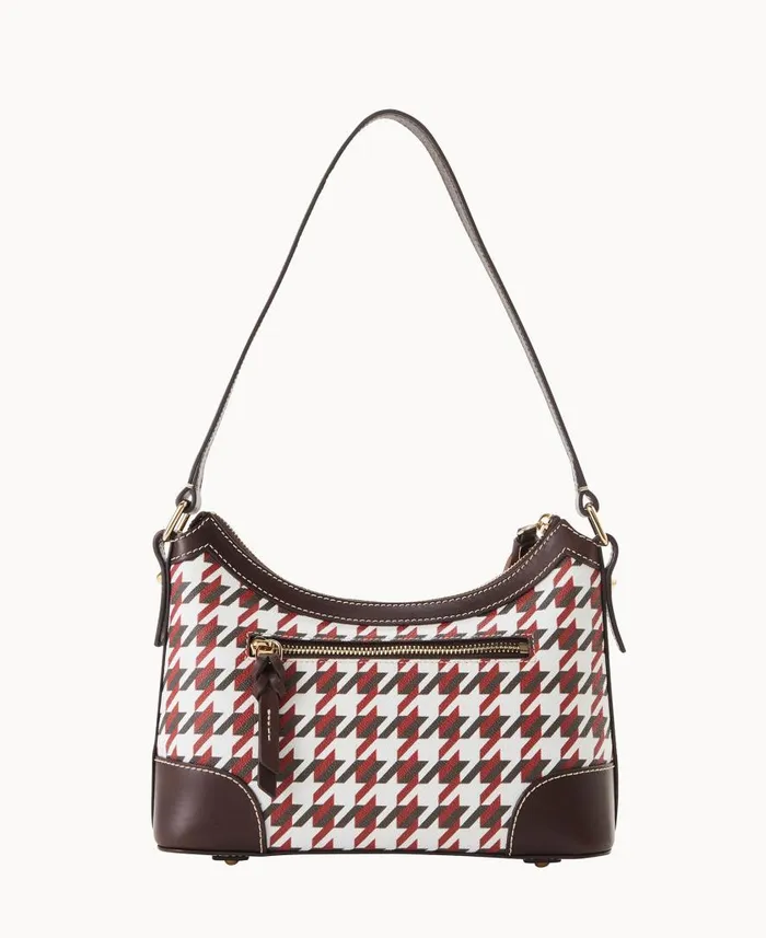 Woman Houndstooth Shoulder Bag Brick Dooney and Bourke Shoulder Bags Woman Houndstooth Shoulder Bag Brick Dooney and Bourke Shoulder Bags