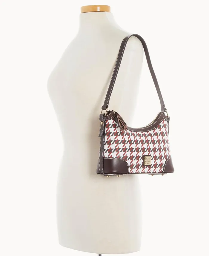 Woman Houndstooth Shoulder Bag Brick Dooney and Bourke Shoulder Bags Woman Houndstooth Shoulder Bag Brick Dooney and Bourke Shoulder Bags