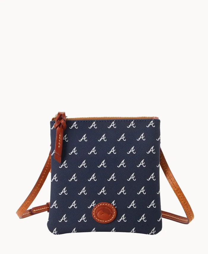 Woman MLB Braves Small North South Top Zip Crossbody Braves Dooney and Bourke Crossbodies Woman MLB Braves Small North South Top Zip Crossbody Braves Dooney and Bourke Crossbodies