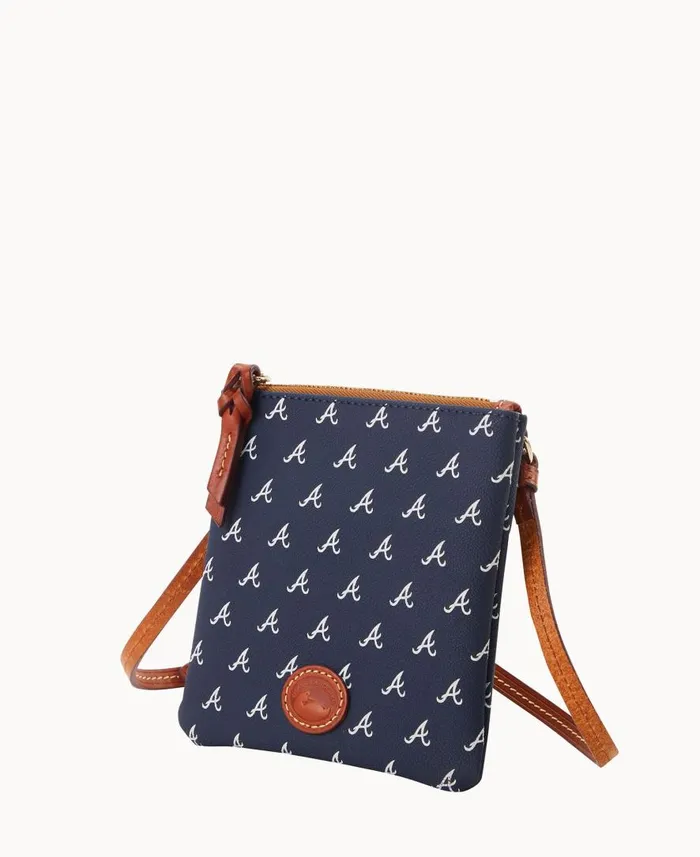 Woman MLB Braves Small North South Top Zip Crossbody Braves Dooney and Bourke Crossbodies Woman MLB Braves Small North South Top Zip Crossbody Braves Dooney and Bourke Crossbodies