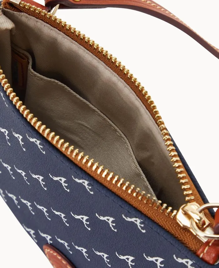 Woman MLB Braves Small North South Top Zip Crossbody Braves Dooney and Bourke Crossbodies Woman MLB Braves Small North South Top Zip Crossbody Braves Dooney and Bourke Crossbodies