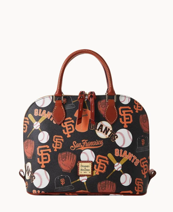 Woman MLB Giants Zip Zip Satchel Giants Dooney and Bourke Satchels