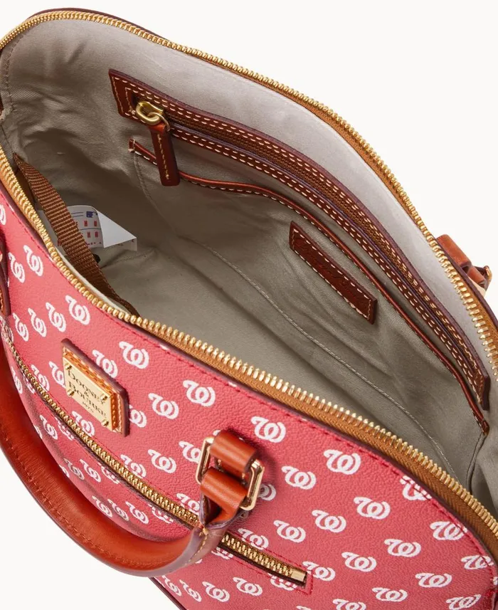 Woman MLB Nationals Domed Zip Satchel Nationals Dooney and Bourke Satchels Woman MLB Nationals Domed Zip Satchel Nationals Dooney and Bourke Satchels