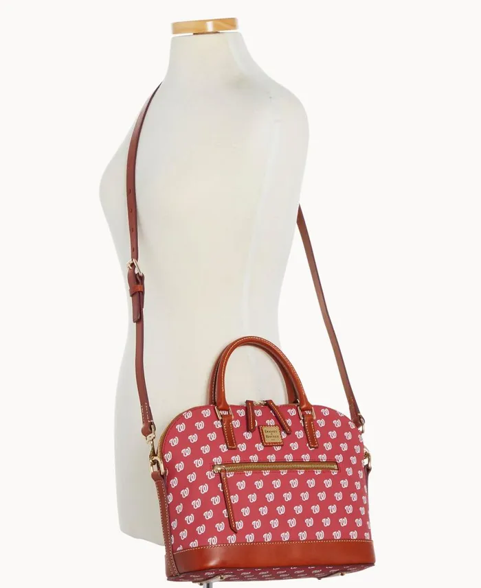 Woman MLB Nationals Domed Zip Satchel Nationals Dooney and Bourke Satchels Woman MLB Nationals Domed Zip Satchel Nationals Dooney and Bourke Satchels