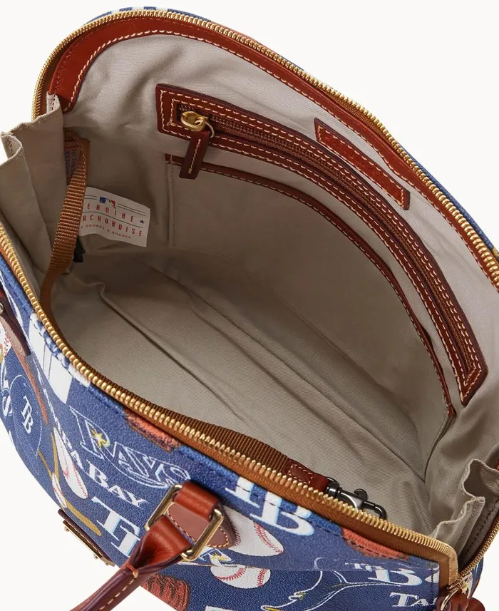Woman MLB Rays Zip Zip Satchel Rays Dooney and Bourke Satchels Woman MLB Rays Zip Zip Satchel Rays Dooney and Bourke Satchels