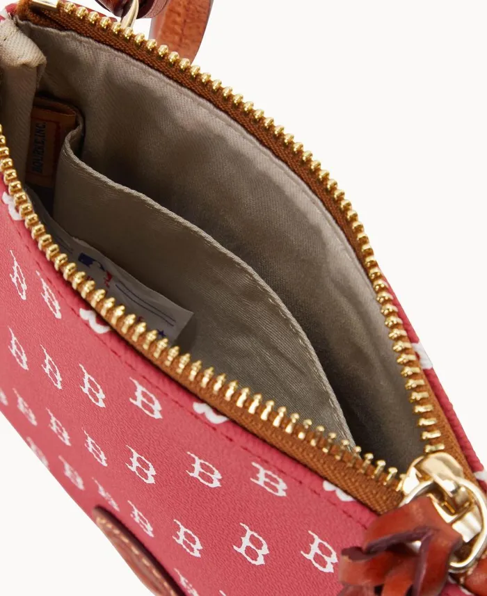 Woman MLB Red Sox Small North South Top Zip Crossbody Red Sox Dooney and Bourke Crossbodies Woman MLB Red Sox Small North South Top Zip Crossbody Red Sox Dooney and Bourke Crossbodies