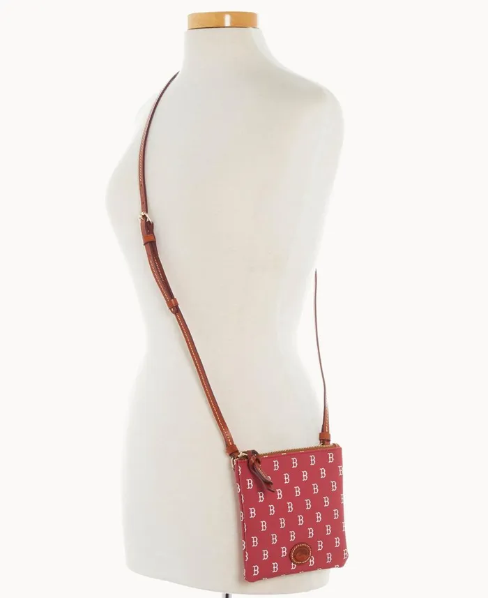 Woman MLB Red Sox Small North South Top Zip Crossbody Red Sox Dooney and Bourke Crossbodies Woman MLB Red Sox Small North South Top Zip Crossbody Red Sox Dooney and Bourke Crossbodies