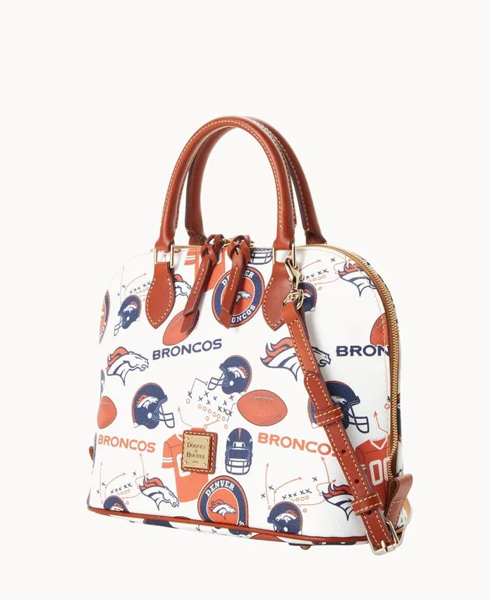 Woman NFL Broncos Zip Zip Satchel Broncos Dooney and Bourke Satchels Woman NFL Broncos Zip Zip Satchel Broncos Dooney and Bourke Satchels