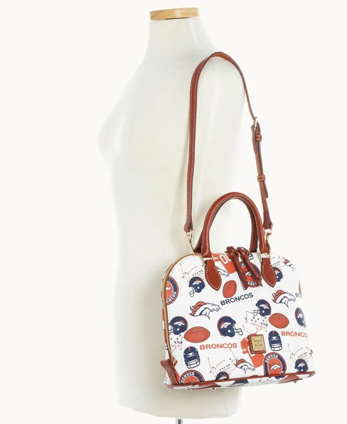 Woman NFL Broncos Zip Zip Satchel Broncos Dooney and Bourke Satchels Woman NFL Broncos Zip Zip Satchel Broncos Dooney and Bourke Satchels