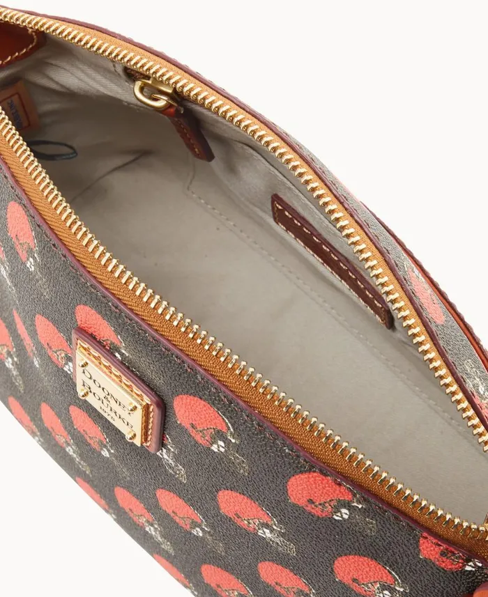 Woman NFL Browns Suki Crossbody Med Wristlet Browns Dooney and Bourke Crossbodies Woman NFL Browns Suki Crossbody Med Wristlet Browns Dooney and Bourke Crossbodies