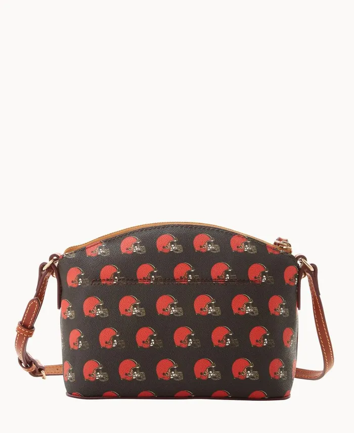 Woman NFL Browns Suki Crossbody Med Wristlet Browns Dooney and Bourke Crossbodies Woman NFL Browns Suki Crossbody Med Wristlet Browns Dooney and Bourke Crossbodies